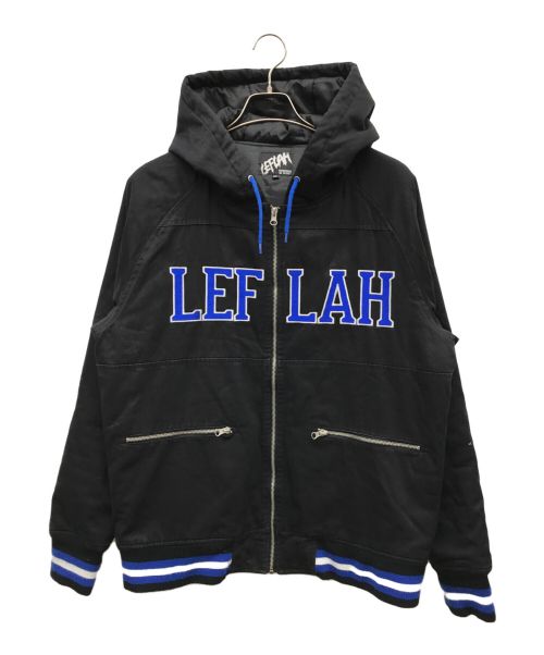 LEFLAH（レフラー）LEFLAH (レフラー) 中綿ジャケット ブラック サイズ:XXL チェスト112-120、身長175-185の古着・服飾アイテム