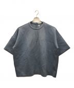 CLANEクラネ）の古着「BULKY LINE HALF SLEEVE TOPS」｜ブルー