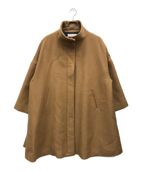 avie（アビィ）avie (アビィ) ルーズスタンドカラーコート ベージュ サイズ:38の古着・服飾アイテム