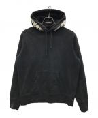 SUPREMEシュプリーム）の古着「Mirrored Logo Hooded Sweatshirt」｜ブラック