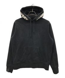 SUPREME（シュプリーム）の古着「Mirrored Logo Hooded Sweatshirt」｜ブラック