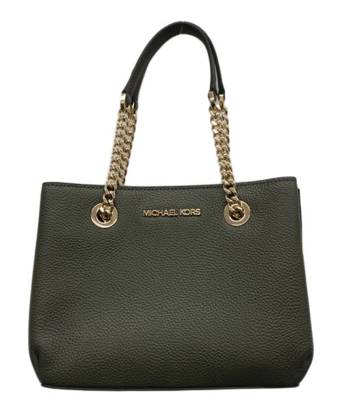 MICHAEL KORS（マイケルコース）MICHAEL KORS (マイケルコース) 2WAYショルダーバッグ オリーブの古着・服飾アイテム