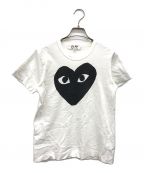 PLAY COMME des GARCONSプレイ コムデギャルソン）の古着「プリントTシャツ」｜ホワイト