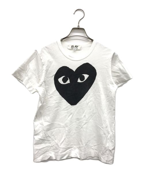 PLAY COMME des GARCONS（プレイ コムデギャルソン）PLAY COMME des GARCONS (プレイ コムデギャルソン) プリントTシャツ ホワイト サイズ:Mの古着・服飾アイテム