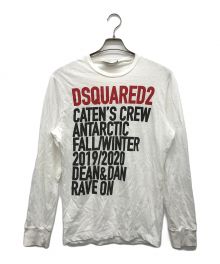 DSQUARED2（ディースクエアード）の古着「プリントカットソー」｜ホワイト