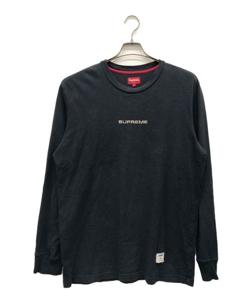 SUPREME（シュプリーム）SUPREME (シュプリーム) ロゴカットソー ネイビー サイズ:Lの古着・服飾アイテム