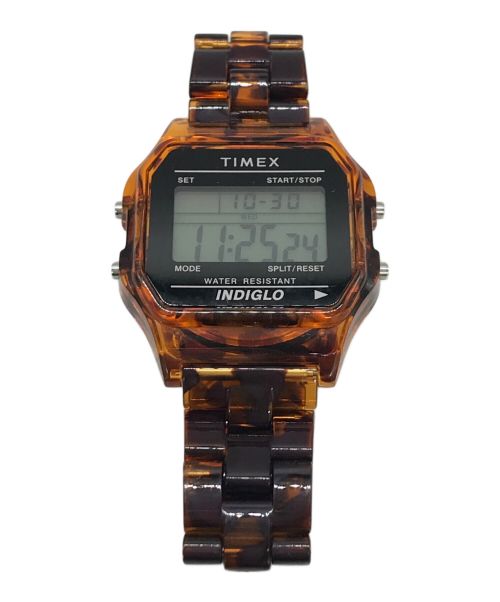 TIMEX（タイメックス）TIMEX (タイメックス) BEAMS (ビームス) 別注デジタルウォッチ ブラウンの古着・服飾アイテム