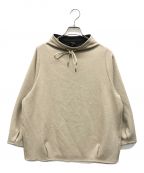 theoryセオリー）の古着「DOUBLE KNIT LT DRAWSTRING TOP」｜ベージュ