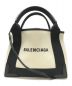 BALENCIAGA（バレンシアガ）の古着「ネイビーカバスXS」｜アイボリー