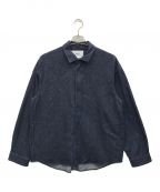 YAECAヤエカ）の古着「DENIM COMFORT SHIRT EXTRA WIDE」｜インディゴ