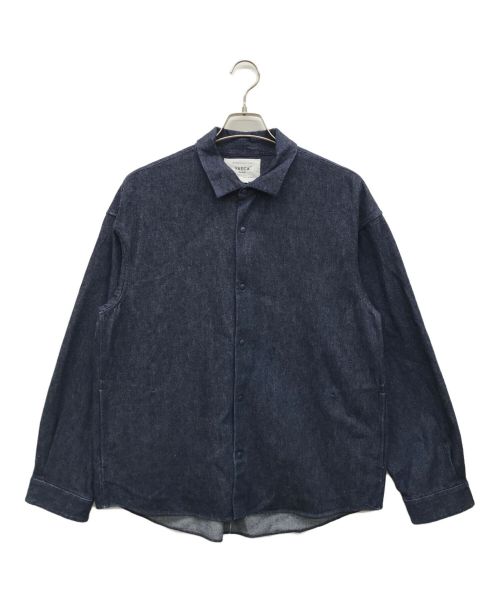 YAECA（ヤエカ）YAECA (ヤエカ) DENIM COMFORT SHIRT EXTRA WIDE インディゴ サイズ:MEDIUMの古着・服飾アイテム