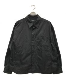 ROTOL（ロトル）の古着「SNAP BUTTON NYLON SHIRT」｜ブラック