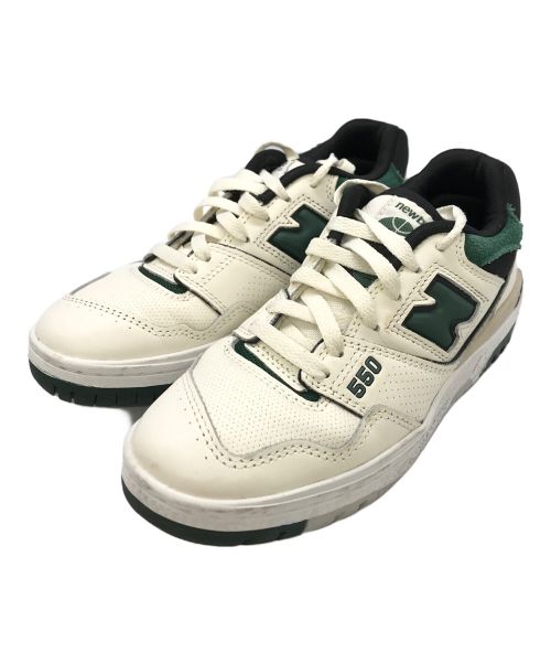 NEW BALANCE（ニューバランス）NEW BALANCE (ニューバランス) 550 VTC ホワイト×グリーン サイズ:US6の古着・服飾アイテム