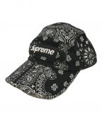 SUPREMEシュプリーム）の古着「BANDANA CAMP CAP」｜ブラック