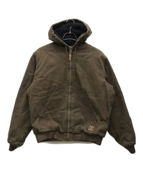 BERNE（ベルン）BERNE (ベルン) ダックジャケット ブラウン サイズ:MEDIUM　REGULAR（40-42）の古着・服飾アイテム