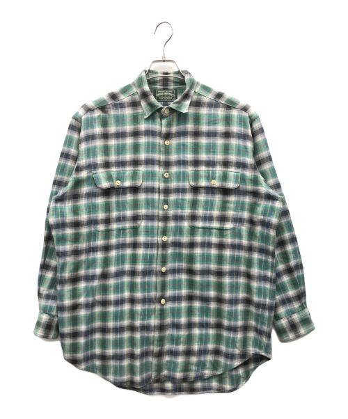 POLO COUNTRY（ポロカントリー）POLO COUNTRY (ポロカントリー) チェックシャツ グリーン サイズ:Lの古着・服飾アイテム