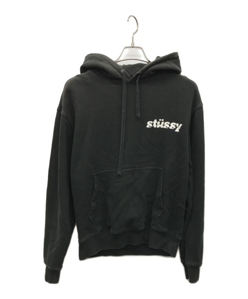 stussy（ステューシー）stussy (ステューシー) パーカー ブラック サイズ:Mの古着・服飾アイテム