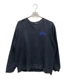 stussy（ステューシー）の古着「プリントスウェット」｜ネイビー