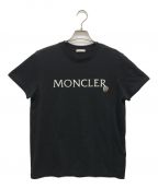 MONCLERモンクレール）の古着「刺繍ロゴTシャツ」｜ブラック