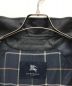 中古・古着 BURBERRY LONDON (バーバリーロンドン) ステンカラーコート ブラック サイズ:94-175-6：7000円