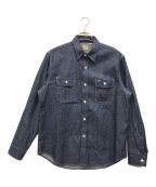 SUGAR CANEシュガーケーン）の古着「BLUE DENIM WORK SHIRT」｜インディゴ