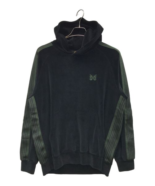 Needles（ニードルズ）Needles (ニードルズ) Track Hoody - C/Pe Velour ブラック サイズ:Mの古着・服飾アイテム