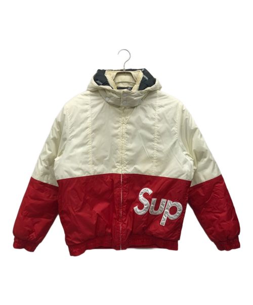 SUPREME（シュプリーム）SUPREME (シュプリーム) ジャケット ホワイト×レッド サイズ:Sの古着・服飾アイテム