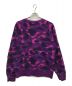 A BATHING APE (アベイシングエイプ) Color Camo Embroidery Shark Crewneck パープル サイズ:M：17000円