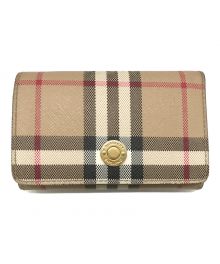 BURBERRY LONDON（バーバリーロンドン）の古着「3つ折り財布」｜ベージュ