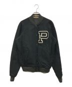 POLO RALPH LAURENポロ・ラルフローレン）の古着「Boxing Club Reversible Varsity Jacket」｜ブラック