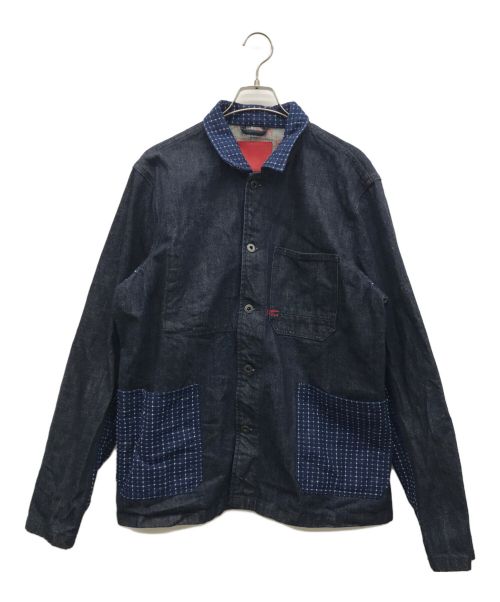 Denham（デンハム）Denham (デンハム) デニムカバーオール インディゴ サイズ:XLの古着・服飾アイテム