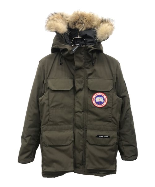 CANADA GOOSE（カナダグース）CANADA GOOSE (カナダグース) ダウンジャケット カーキ サイズ:Sの古着・服飾アイテム