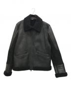 Denhamデンハム）の古着「ALLOWAY LEATHER JKT」｜ブラック