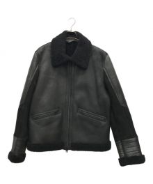 Denham（デンハム）の古着「ALLOWAY LEATHER JKT」｜ブラック