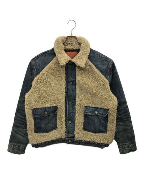 RRL（ダブルアールエル）RRL (ダブルアールエル) グリズリージャケット インディゴ サイズ:XLの古着・服飾アイテム