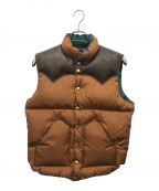 RockyMountainFeatherBed×WAREHOUSEロッキーマウンテンフェザーベッド×ウエアハウス）の古着「ダウンベスト」｜ブラウン