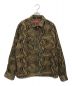 Supreme（シュプリーム）の古着「Snakeskin Corduroy Zip Up Shirt(スネークスキンコーデュロイジップアップシャツ)」｜ブラウン