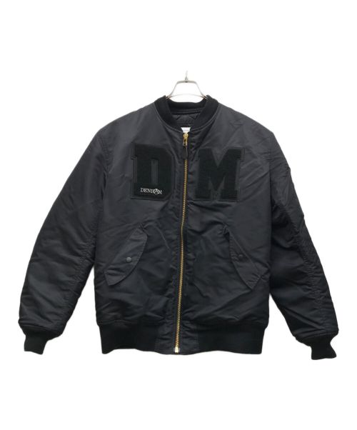 Denham（デンハム）Denham (デンハム) MOUNTAIN RESEARCH (マウンテンリサーチ) MA-1ジャケット ブラック サイズ:X-LARGEの古着・服飾アイテム