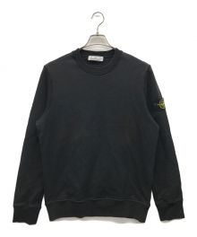 STONE ISLAND（ストーンアイランド）の古着「コンパスパッチクルーネックスウェットシャツ」｜ブラック