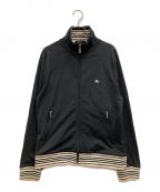 BURBERRY BLACK LABELバーバリーブラックレーベル）の古着「ジップジャケット」｜ブラック