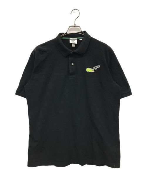 LACOSTE（ラコステ）LACOSTE (ラコステ) ATMOS (アトモス) ポロシャツ ブラック サイズ:M 175/92Aの古着・服飾アイテム