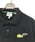 LACOSTE (ラコステ) ATMOS (アトモス) ポロシャツ ブラック サイズ:M 175/92A：6000円