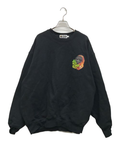 A BATHING APE（アベイシングエイプ）A BATHING APE (アベイシングエイプ) スウェット ブラック サイズ:XLの古着・服飾アイテム