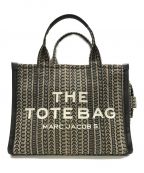 MARC JACOBSマークジェイコブス）の古着「THE MONOGRAM JACQUARD TOTE BAG」｜グレー