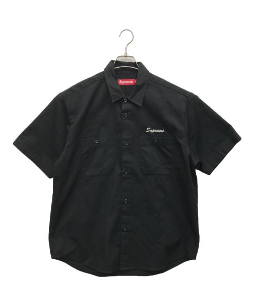 SUPREME（シュプリーム）Supreme (シュプリーム) AOI Eyes S/S Work Shirt ブラック サイズ:Mの古着・服飾アイテム