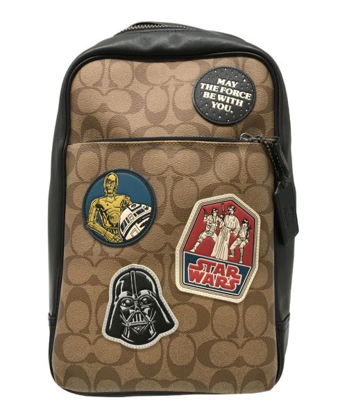 COACH（コーチ）COACH (コーチ) STAR WARS (スターウォーズ) ショルダーバッグ ベージュの古着・服飾アイテム