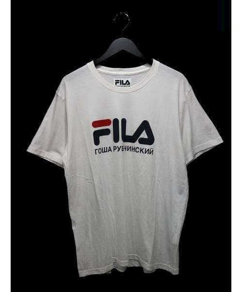 中古 古着通販 Gosha Rubchinskiy Fila ゴーシャラブチンスキー フィラ Fila ロゴtシャツ ホワイト サイズ L ブランド 古着通販 トレファク公式 Trefac Fashion