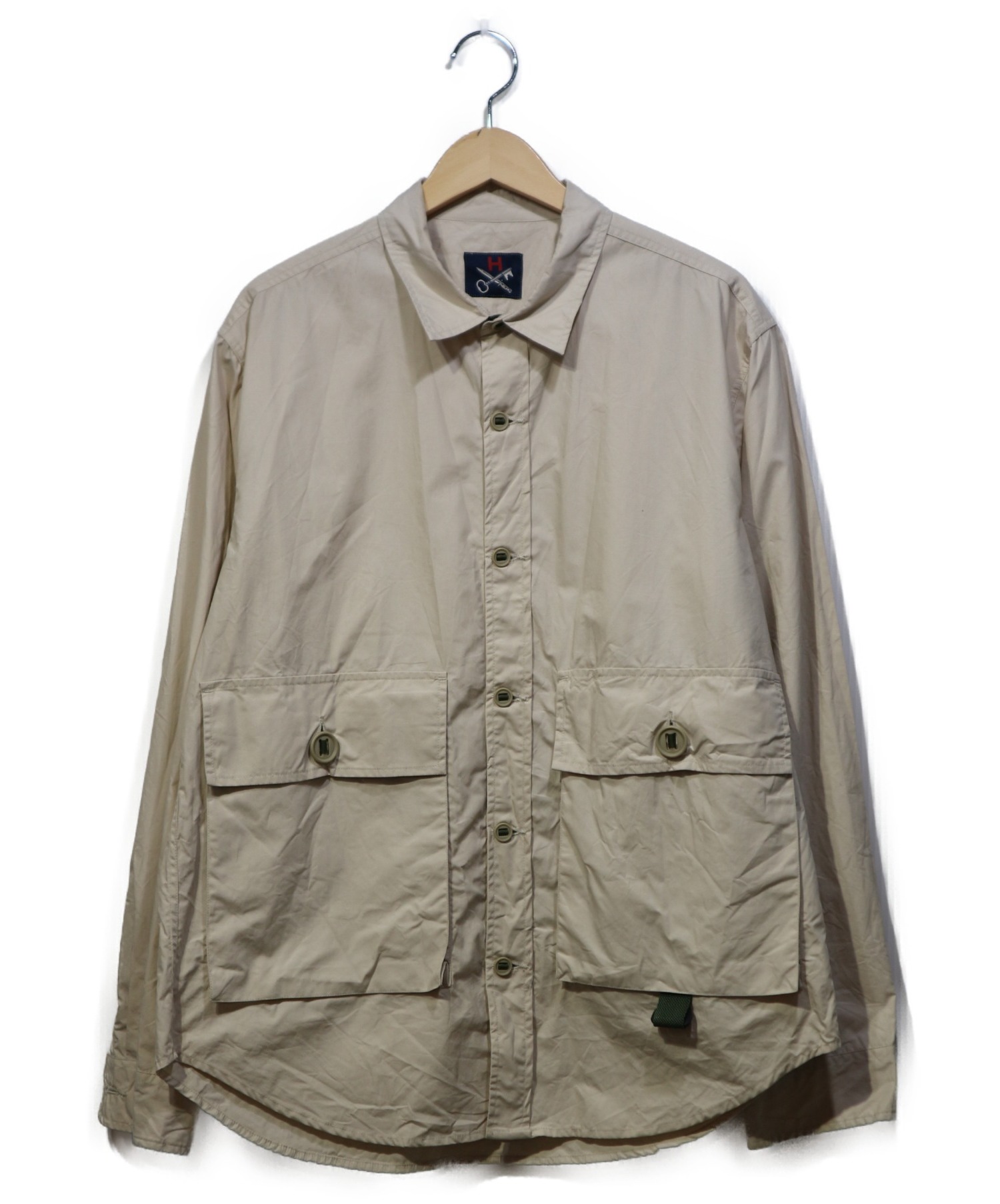 中古 古着通販 Hawkwood Mercantile ホークウッドマーカンタイル Peninsura Ventile Over Shirt ベージュ サイズ 表記なし ブランド 古着通販 トレファク公式 Trefac Fashion