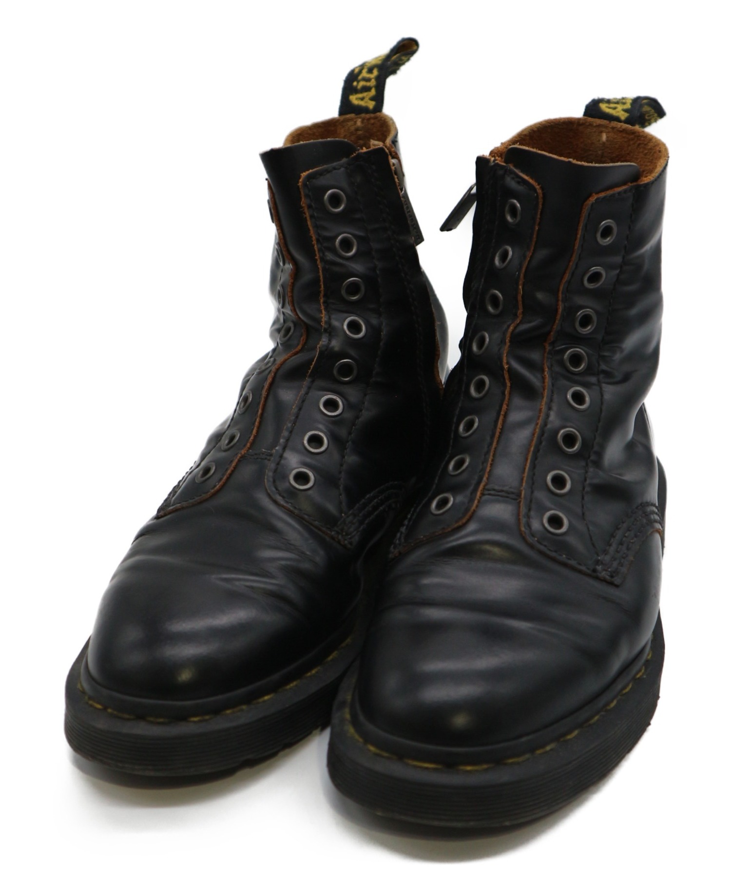 中古 古着通販 Dr Martens ドクターマーチン 8ホールブーツ ブラック サイズ 7 1460 Laceless Vintage Smooth ブランド 古着通販 トレファク公式 Trefac Fashion