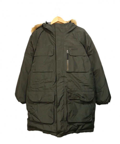 中古 古着通販 Aigle エーグル フーデッドダウンジャケット グレー サイズ L Gore Tex ブランド 古着通販 トレファク公式 Trefac Fashion